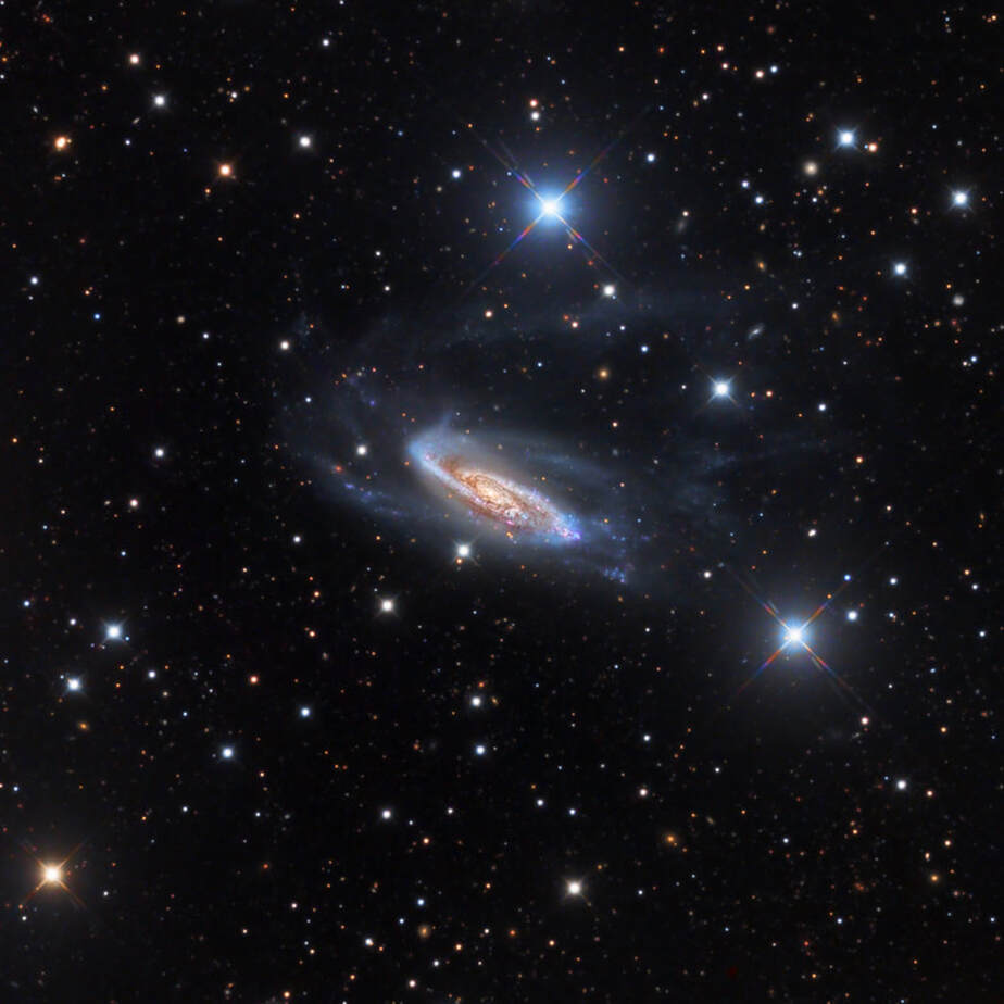 NGC 3981 Galaxy - Crater - Billions and Billions.com